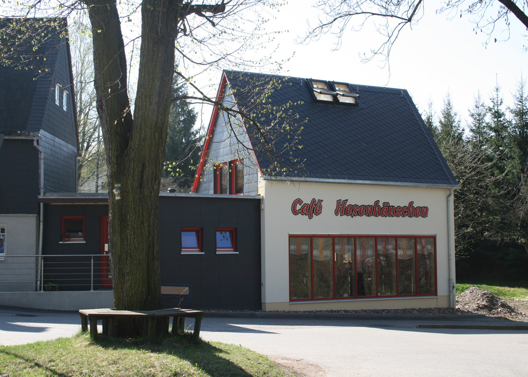 30 Jahre Tag der Architektur in Sachsen – eine Ausstellung im Rückblick (Foto: © Neubau eines Caféhäuschens, Büschel + Partner GbR, Foto: Uwe Göhler)