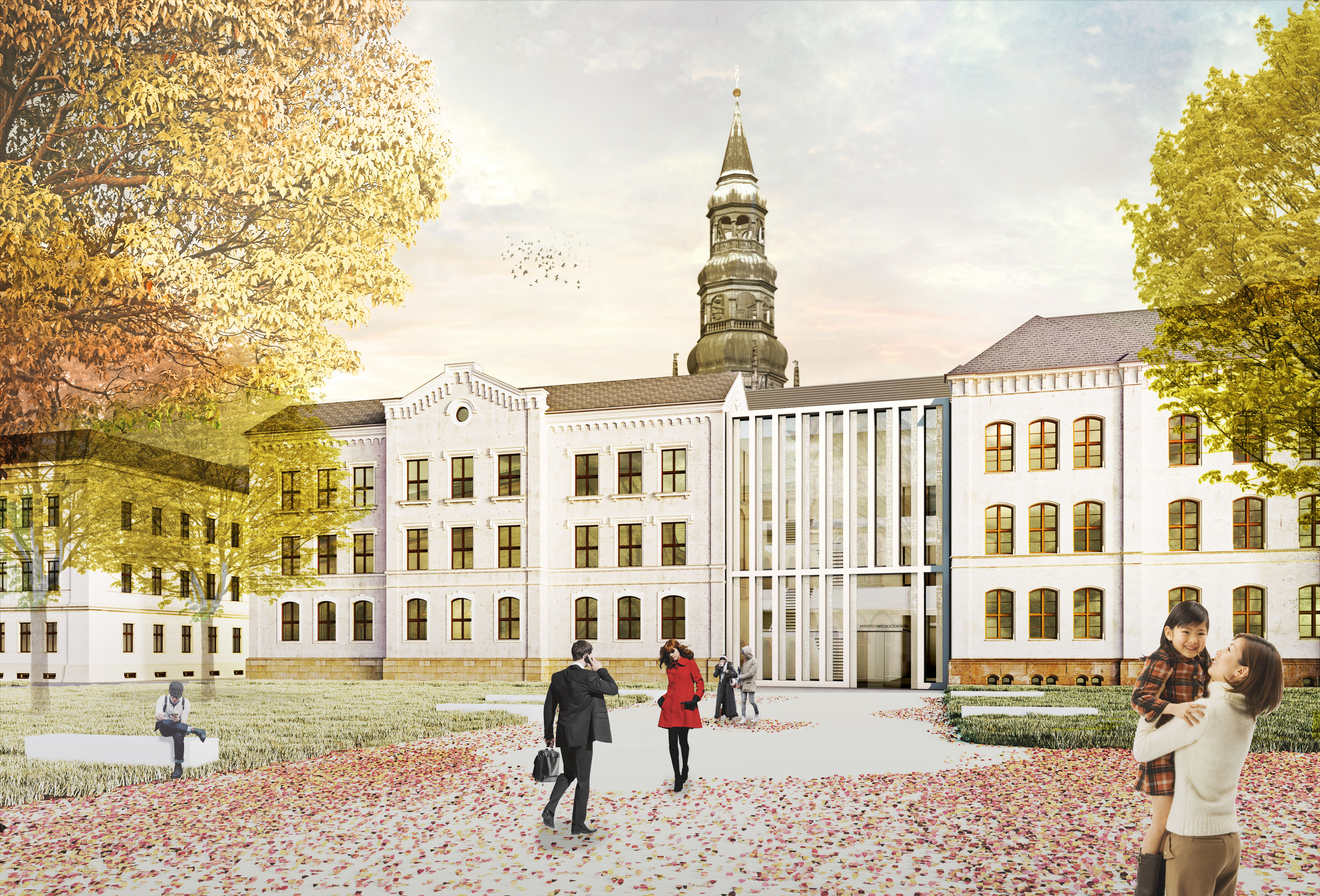 Westsächsische Hochschule Zwickau – Hochtechnologiezentrum (Foto: © RBZ/Raum und Bau/AG Zimmermann)