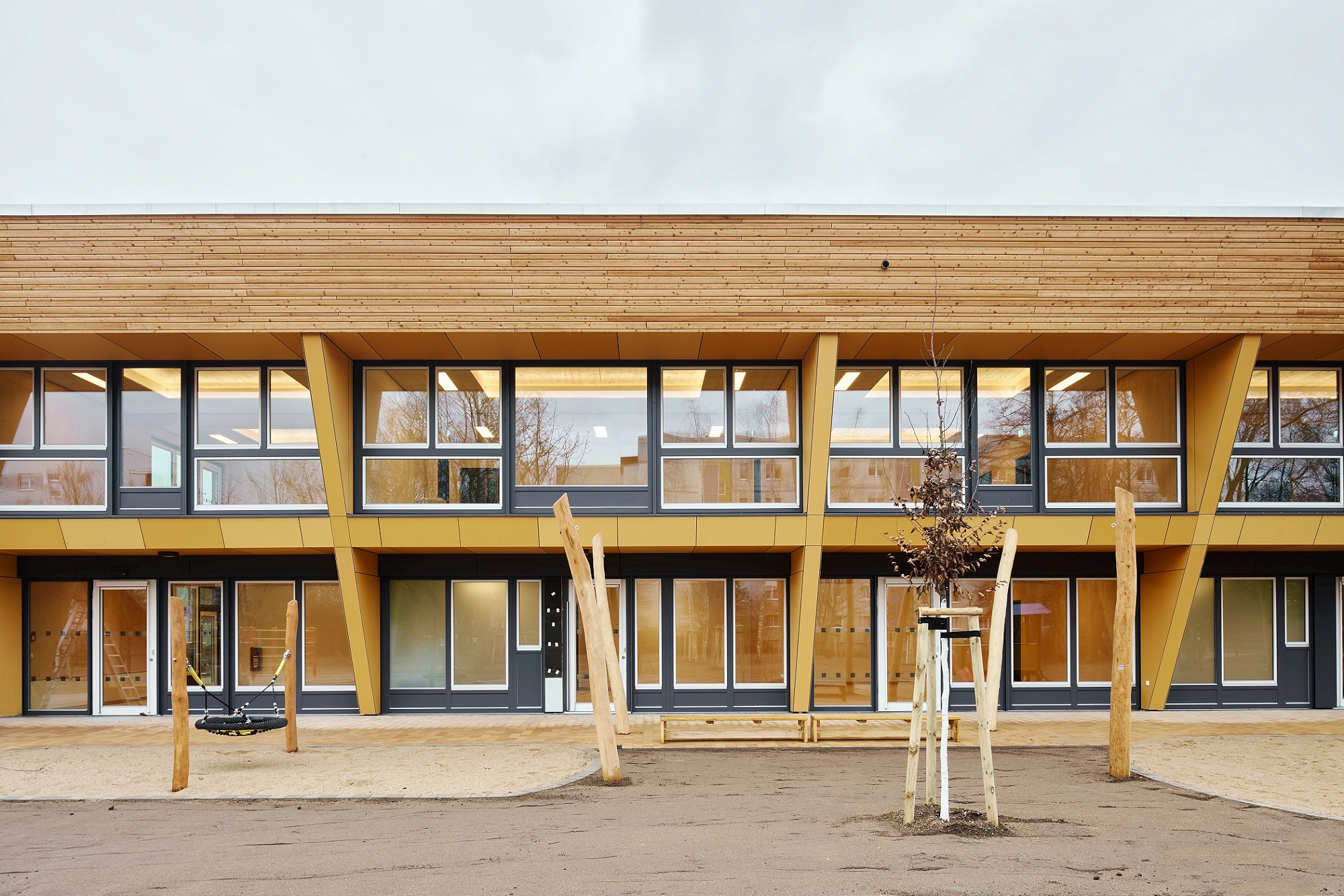 Kita und Familienzentrum Kändlerstraße in Leipzig-Grünau – Ersatzneubau (Foto: © Peter Eichler)