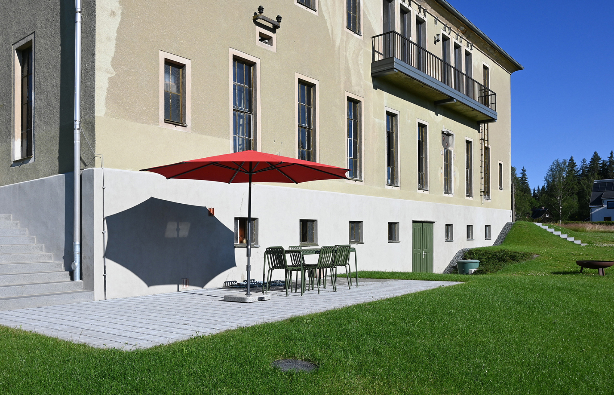 Umspannwerk Rautenkranz – Umbau zum Wohnhaus mit Privatgalerie (Foto: © Stefan Gubelt)