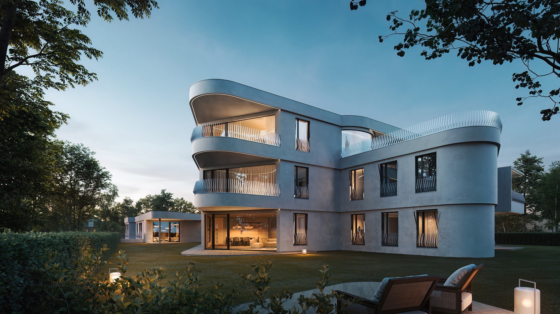 Biophile Architektur – Wohnensemble b76 (Foto: © gpac)