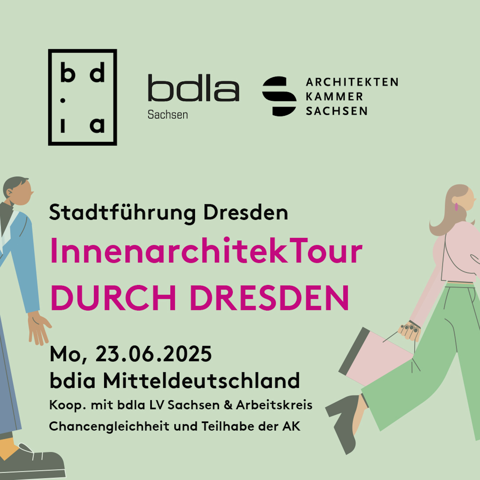 WIA Ausstellung WIR SIND VIELE! – Planerinnen in Sachsen (Foto: © bdia)