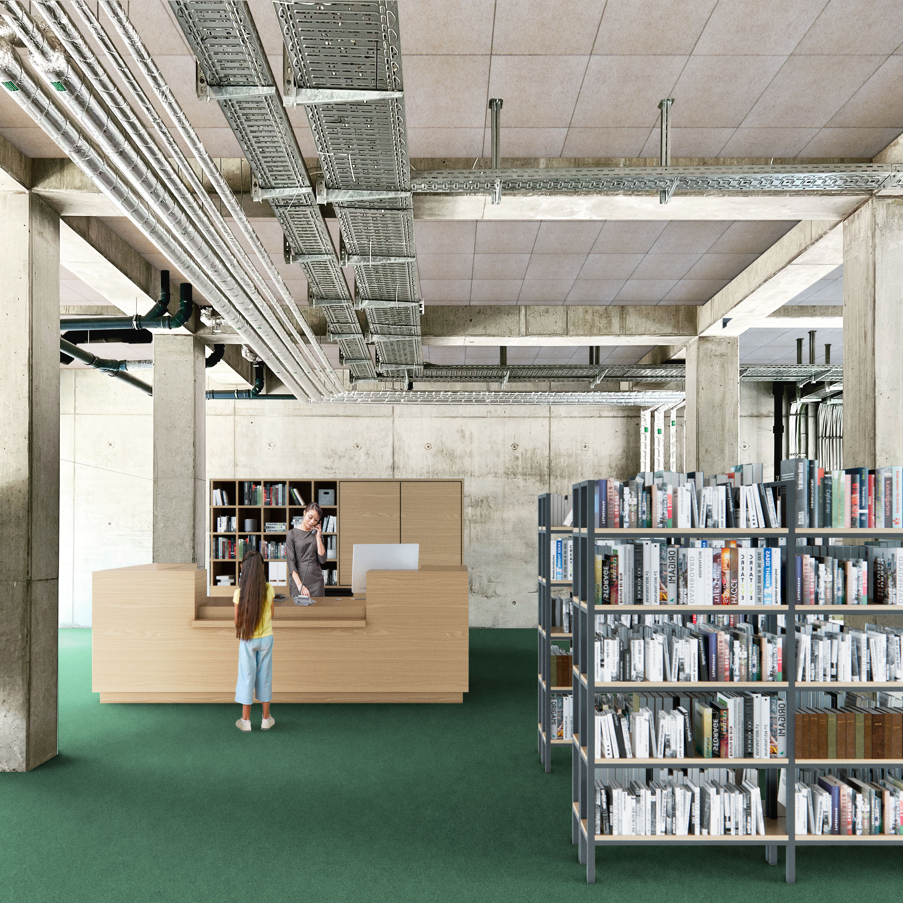 Stadtteilbibliothek der Zukunft (Foto: © leinert lorenz Architekten BDA)