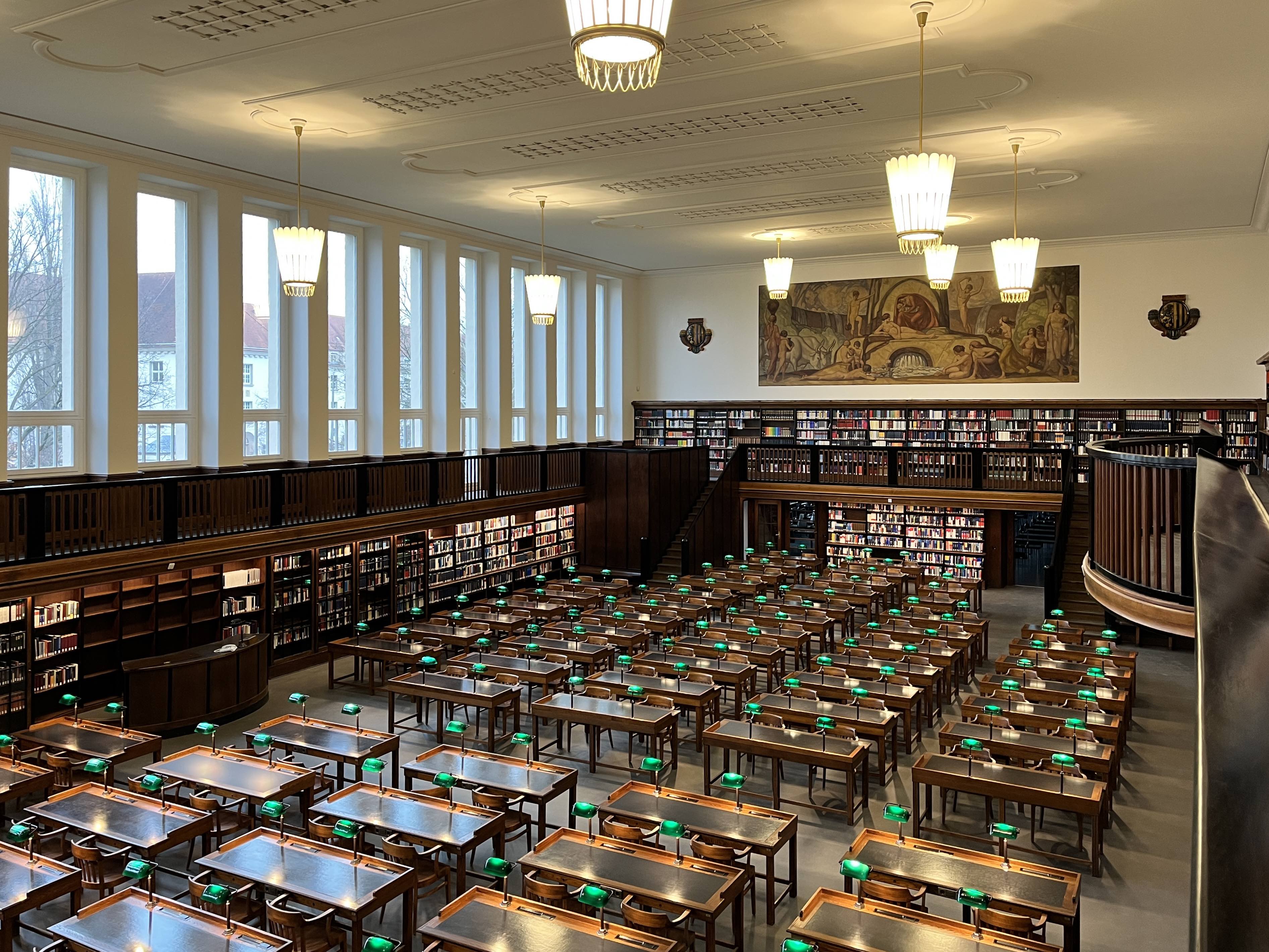 Deutsche Nationalbibliothek– Modernisierung Lesesaal+Medienausleihe (Foto: © khm)