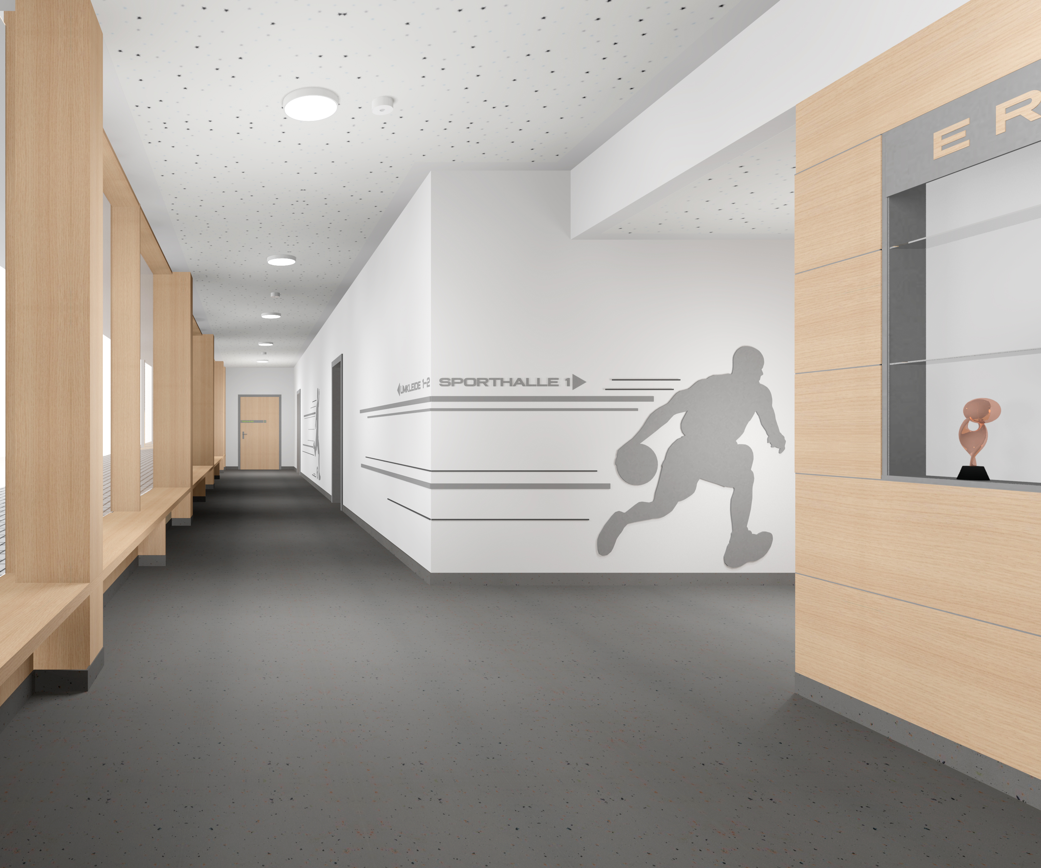 Zweifeld-Sporthalle Jahnsdorf OT Leukersdorf – Neubau (Foto: © )