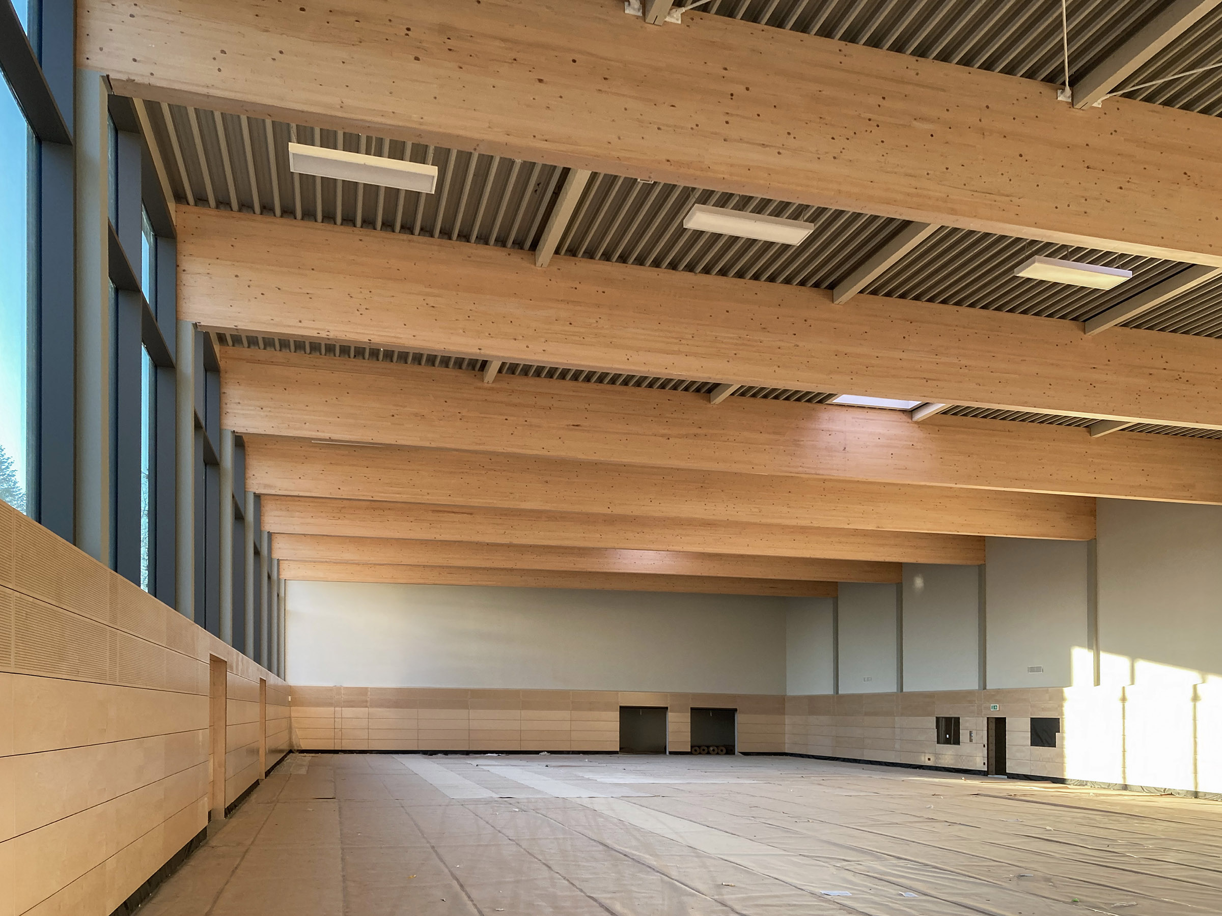 Zweifeld-Sporthalle Jahnsdorf OT Leukersdorf – Neubau (Foto: © )