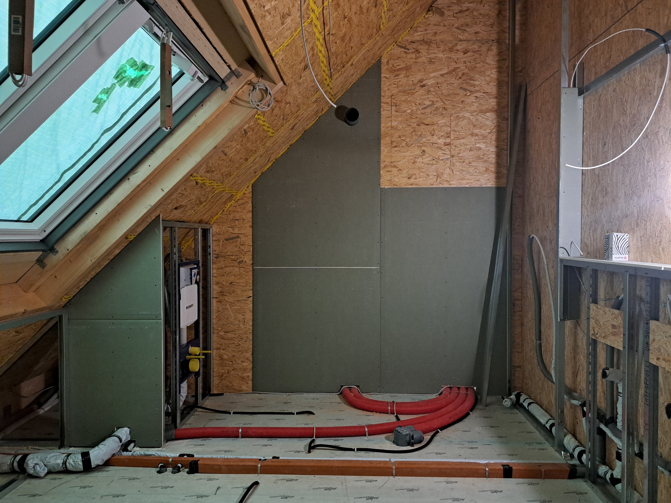 Doppelhaushälfte in Holz in Leipzig – Baustellenführung (Foto: © Unnewehr Packbauer Architekten)