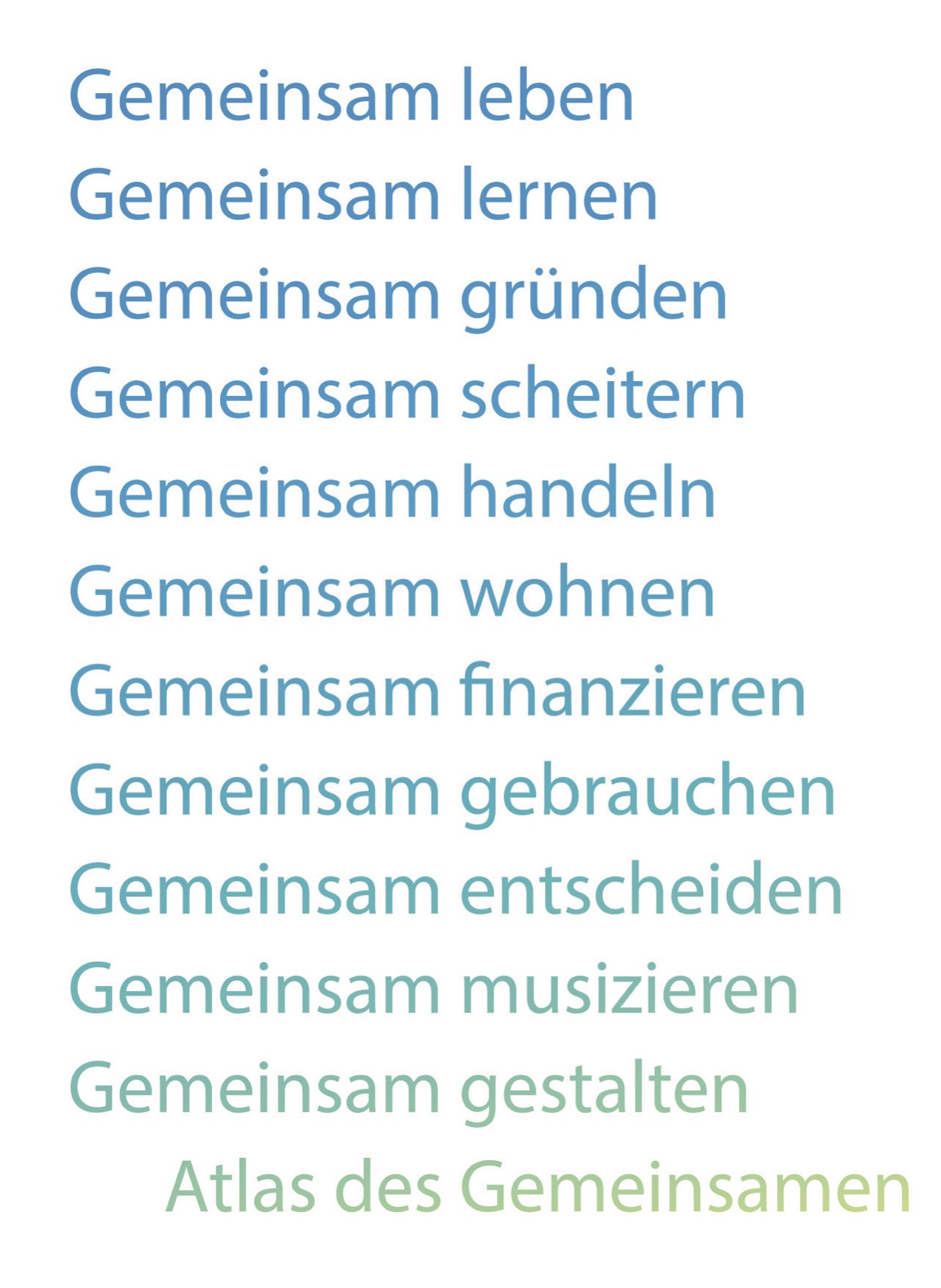 Atlas des Gemeinsamen (Foto: © Deutscher Werkbund e.V.)