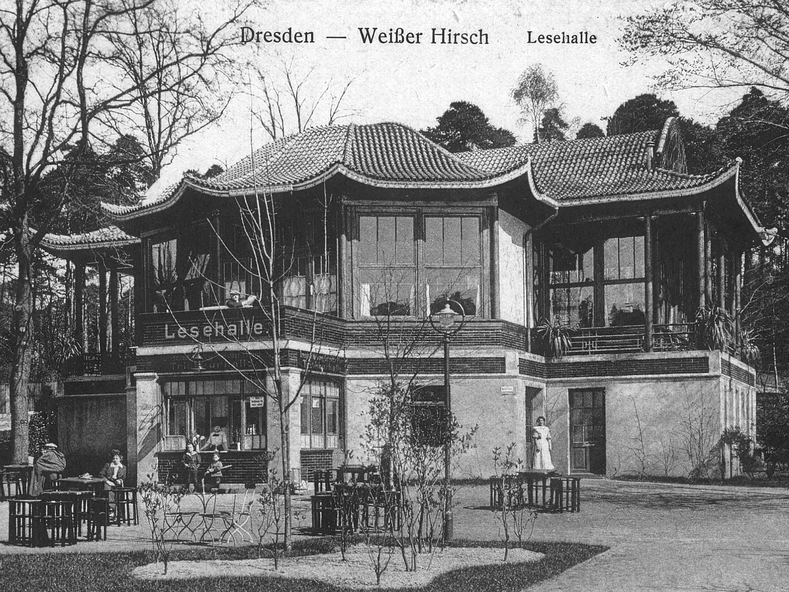 Chinesischer Pavillon – Sanierung (Führung mit Vortrag) (Foto: © Postkarte_Sammlung Matthias Helm) Chinesischer Pavillon – Sanierung (Führung mit Vortrag) (Foto: © Postkarte_Sammlung Matthias Helm)