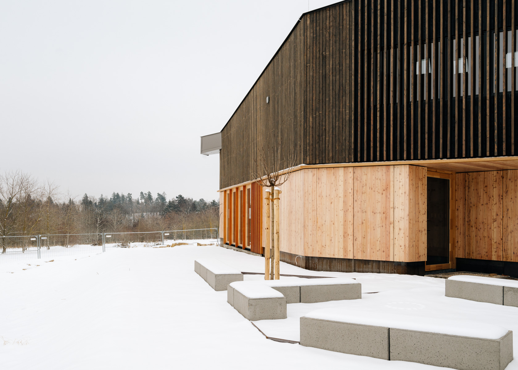 Seminargebäude für Sächsisches Landesarboretum – Neubau (Foto: © Dominique Wollniok)