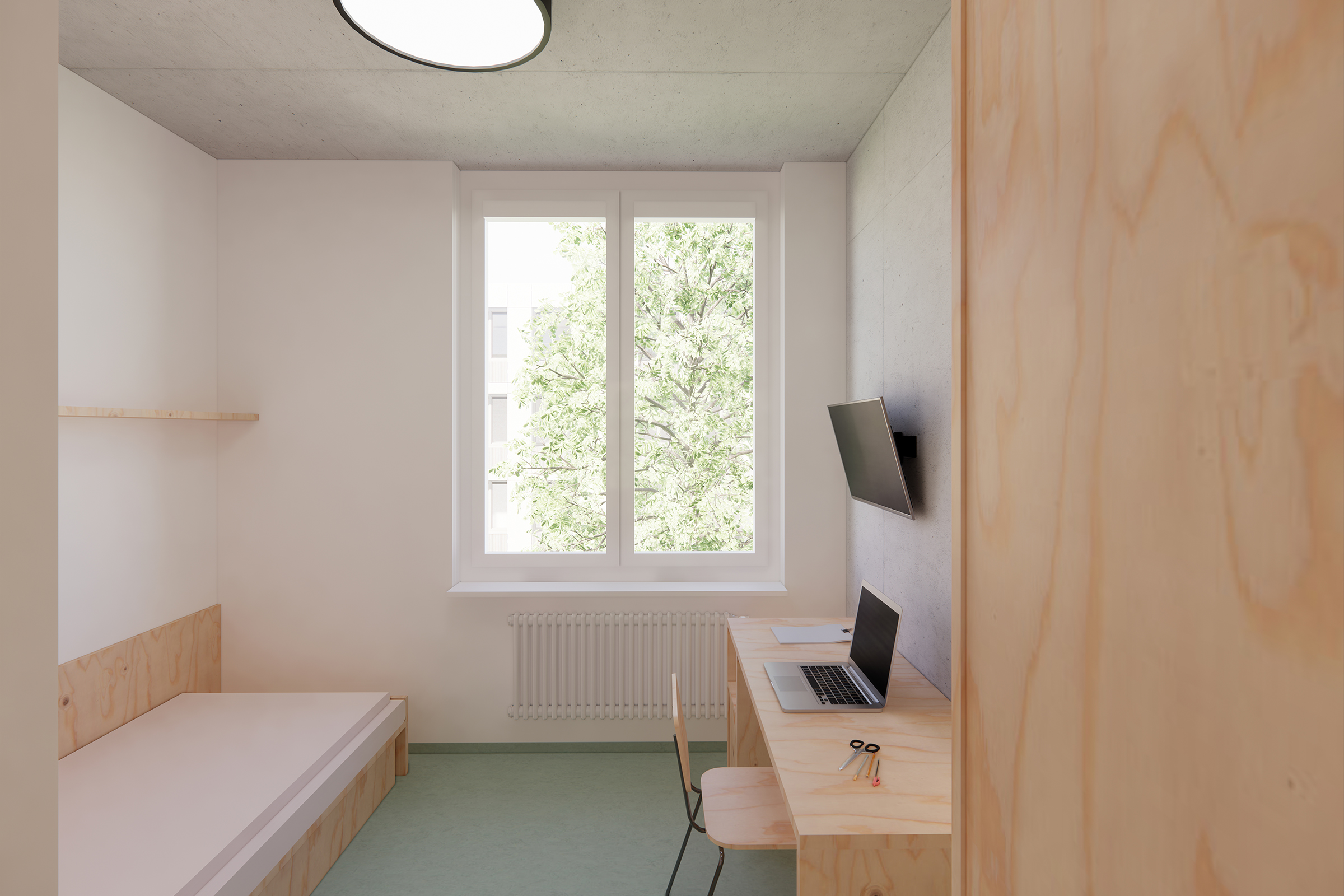 Hochschule der Sächsischen Polizei (FH) Rothenburg – Architekturführung (Foto: © heinlewischer) Hochschule der Sächsischen Polizei (FH) Rothenburg – Architekturführung (Foto: © heinlewischer)