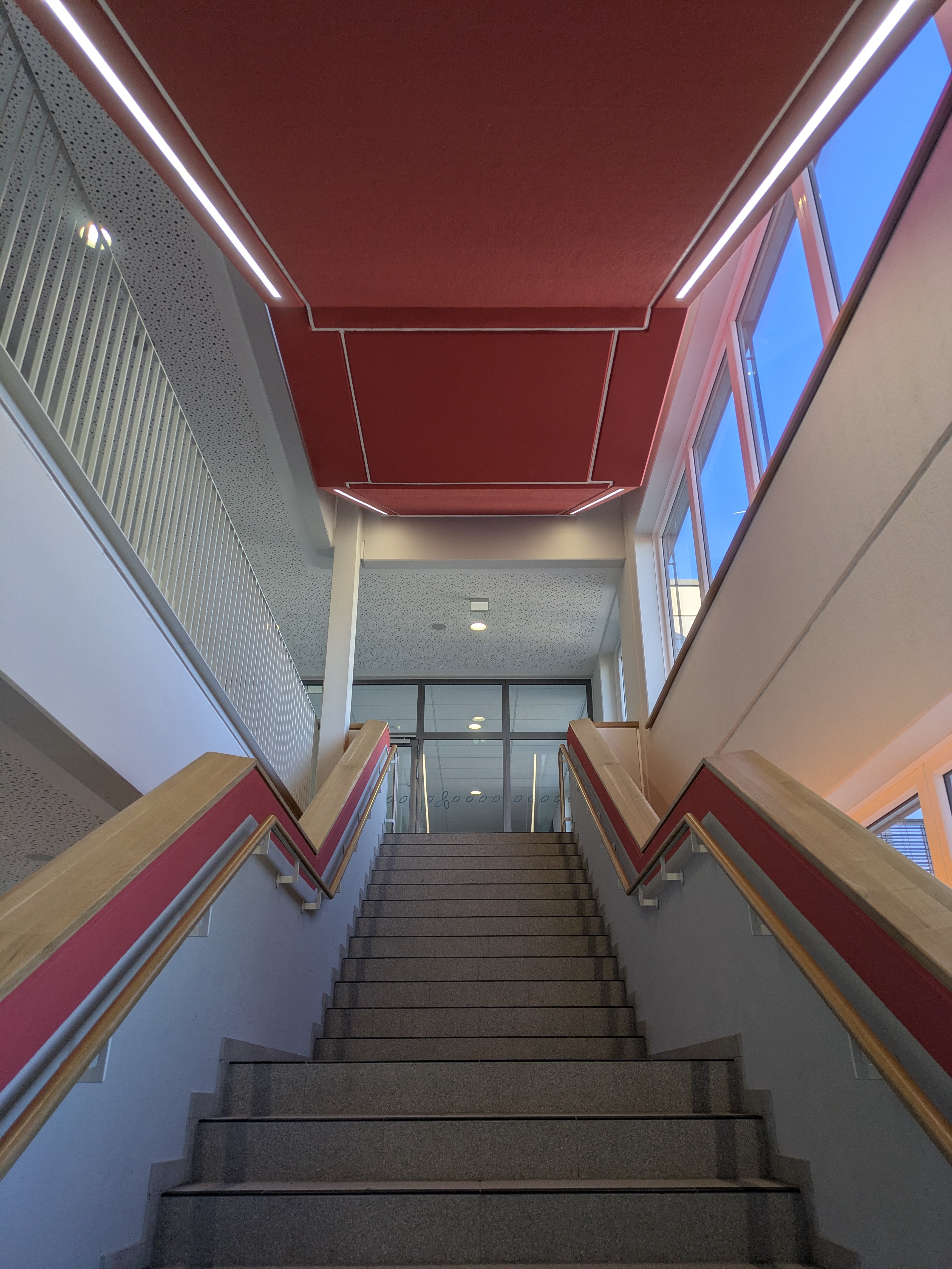 Gymnasium und Dreifeldsporthalle mit Freianlagen Freie Evangelische Schule (FES) Dresden – Neubau (Foto: © Falk Schubert) Gymnasium und Dreifeldsporthalle mit Freianlagen Freie Evangelische Schule (FES) Dresden – Neubau (Foto: © Falk Schubert)