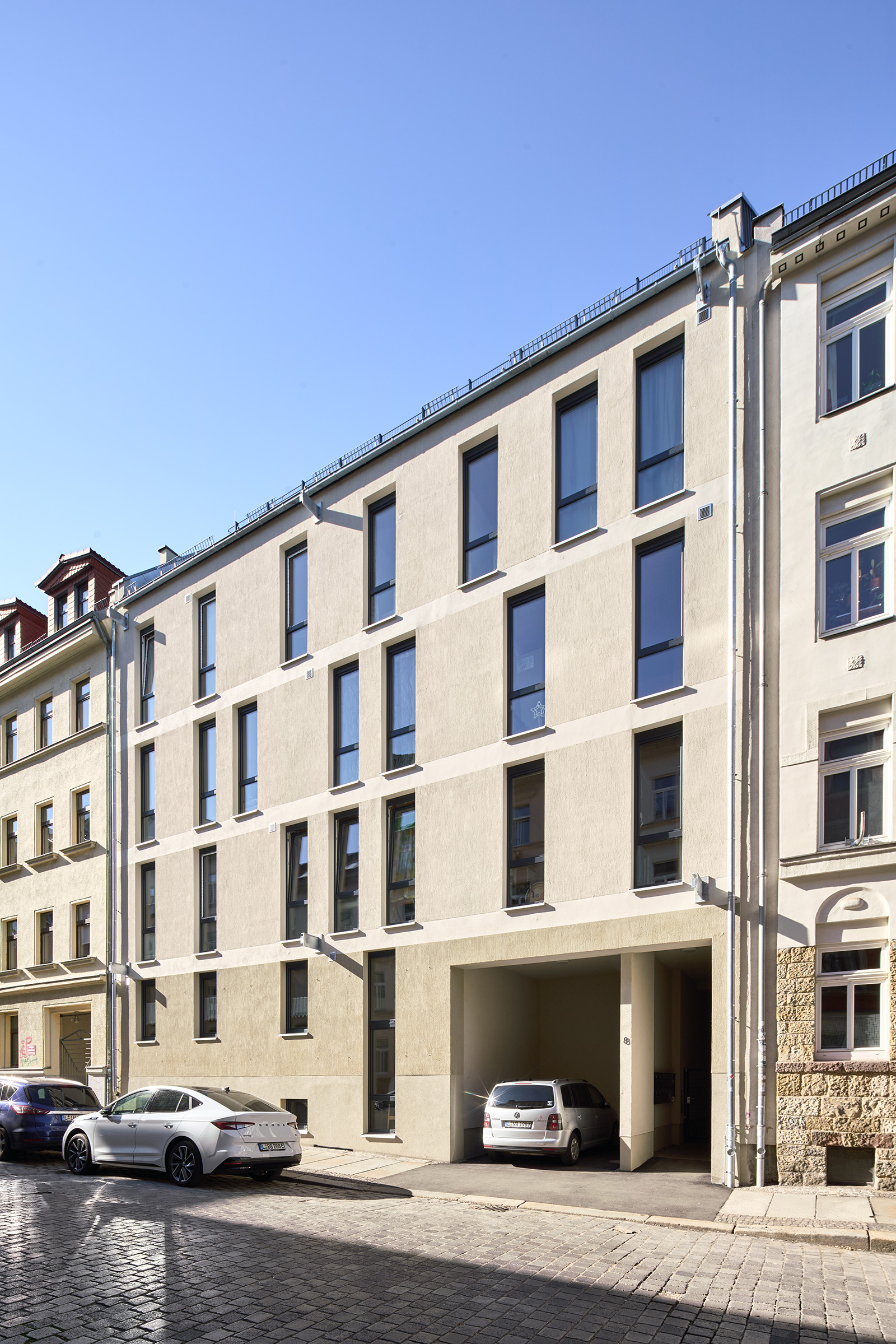 inklusivLEben – Neubau Sozialwohnungsbau (Foto: © Peter Eichler / ASUNA) inklusivLEben – Neubau Sozialwohnungsbau (Foto: © Peter Eichler / ASUNA)