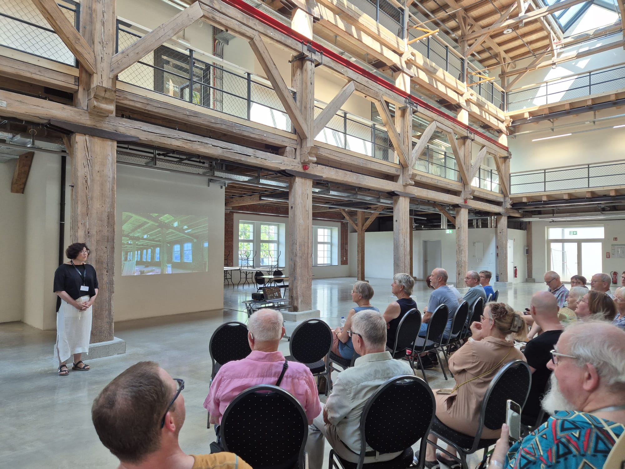 Bochmann Architekten präsentierten in Chemnitz unter anderem die Sanierung einer historischen Holz-Industriehalle